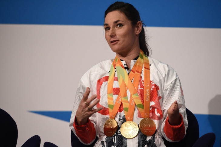 Sarah Storey: Giành 18 HCV Paralympic, trở thành biểu tượng của VĐV khuyết tật Anh - Ảnh 1.